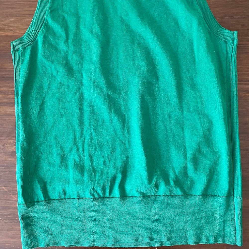 Banana Republic Sleeveless Green Sweater